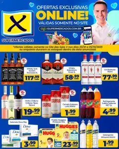 Pré-Visualização do folheto "Ofertas imperdíveis" da loja X Supermercados válido a partir de 20/10/2025