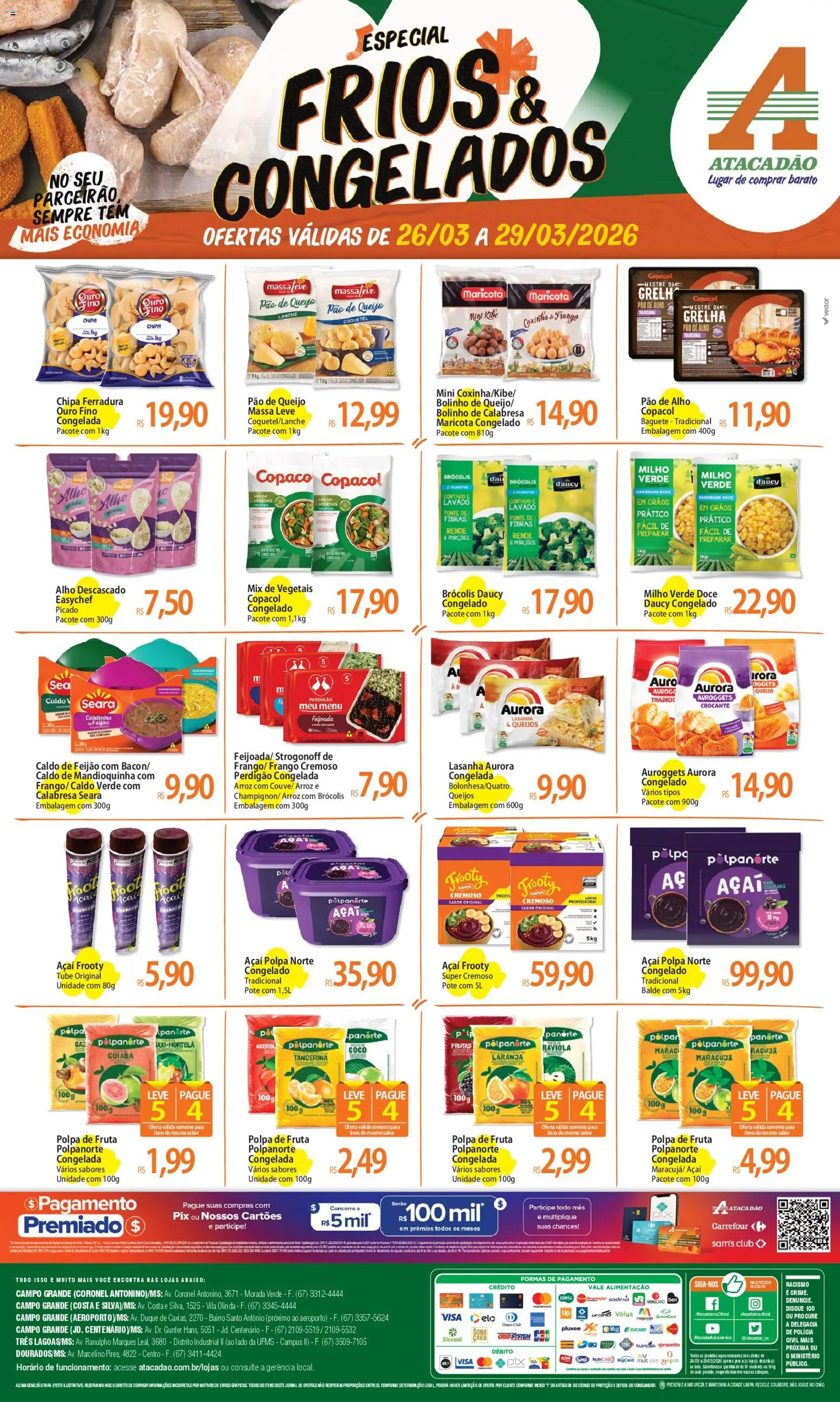 Pré-Visualização do folheto "Atacadão ofertas - MS" da loja Atacadão válido a partir de 26/03/2026