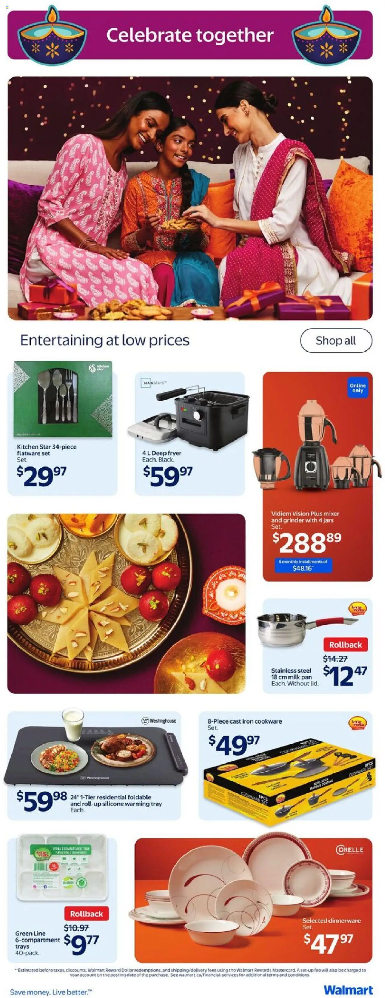 Walmart flyer valid from Sep 18, 2025 - page number 1
