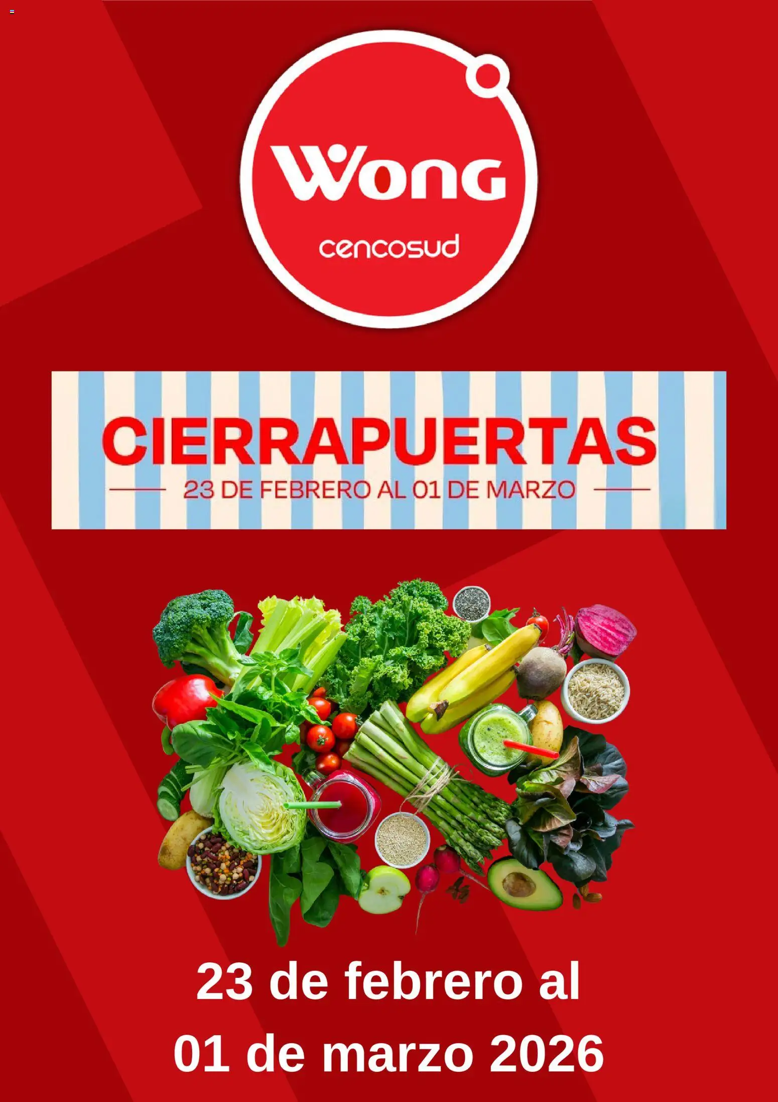 Vista previa de Catálogo de la tienda Wong válido desde 23/02/2026