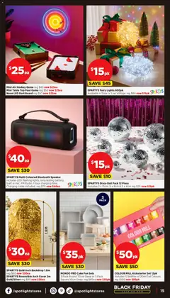 Preview of catalogue Black Friday from shop Spotlight valid 24/11/2025 | Page: 15