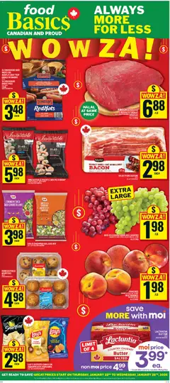 Un aperçu du dépliant Weekly flyer / circulaire du magasin Food Basics est valide à partir 22 janv. 2026
