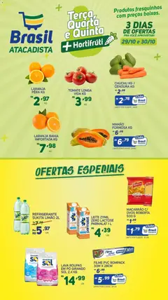 Pré-Visualização do folheto "Ofertas Hortifruti" da loja Brasil Atacadista válido a partir de 29/10/2025 | Página: 2