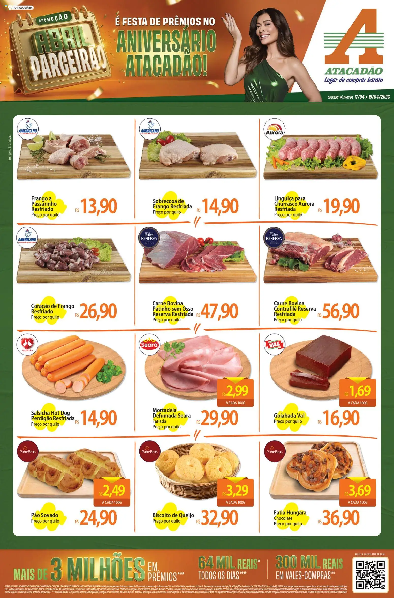 Pré-Visualização do folheto "Atacadão ofertas - TO" da loja Atacadão válido a partir de 17/04/2026