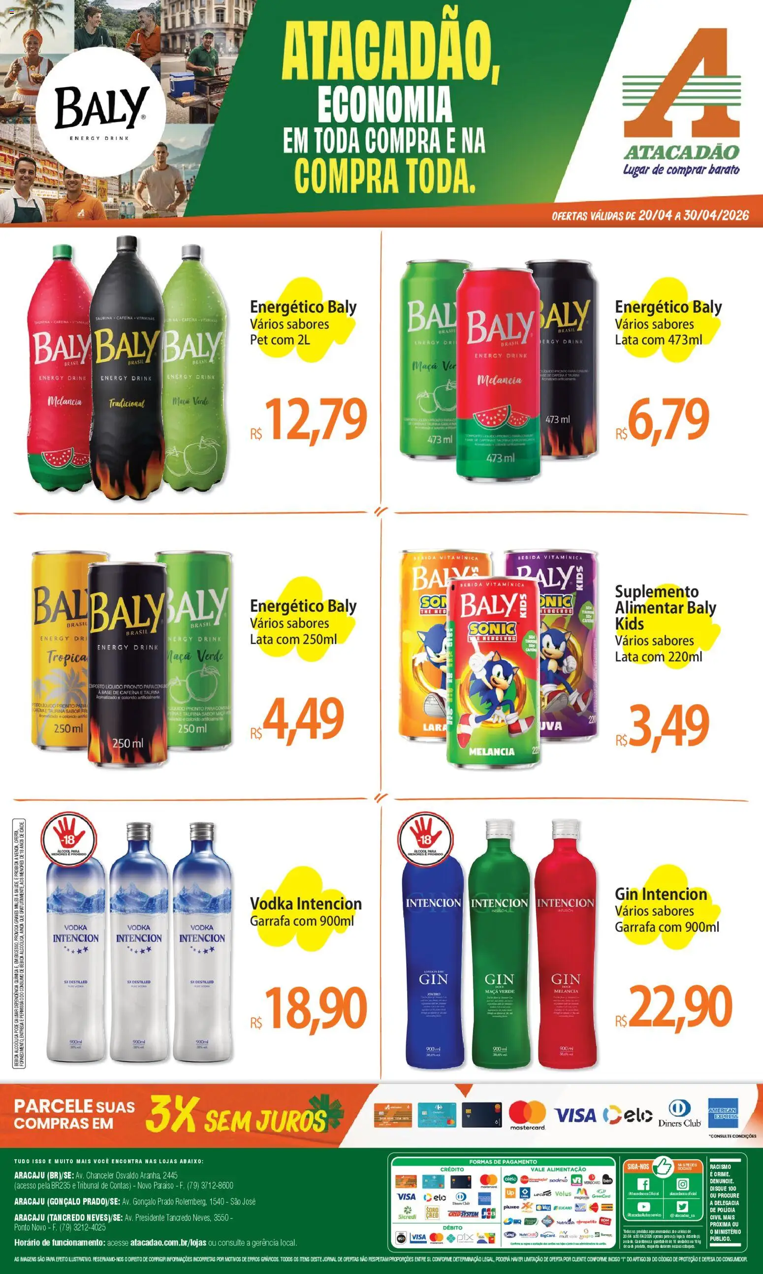 Pré-Visualização do folheto "Atacadão ofertas - SE" da loja Atacadão válido a partir de 20/04/2026