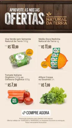 Pré-Visualização do folheto "Ofertas da semana" da loja Natural da Terra válido a partir de 15/09/2025