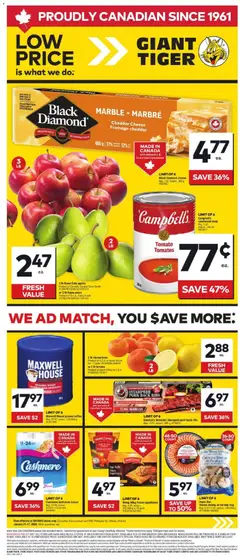 Un aperçu du dépliant Weekly Flyer du magasin Giant Tiger est valide à partir 21 janv. 2026