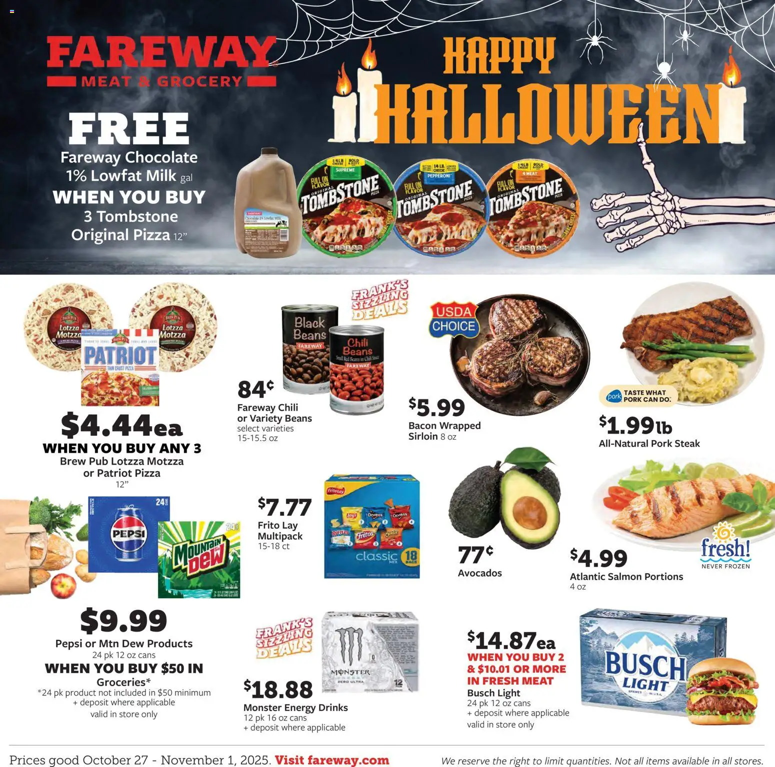 Fareway Weekly Ad from 10/27/2025 - Flyer - Page number 1