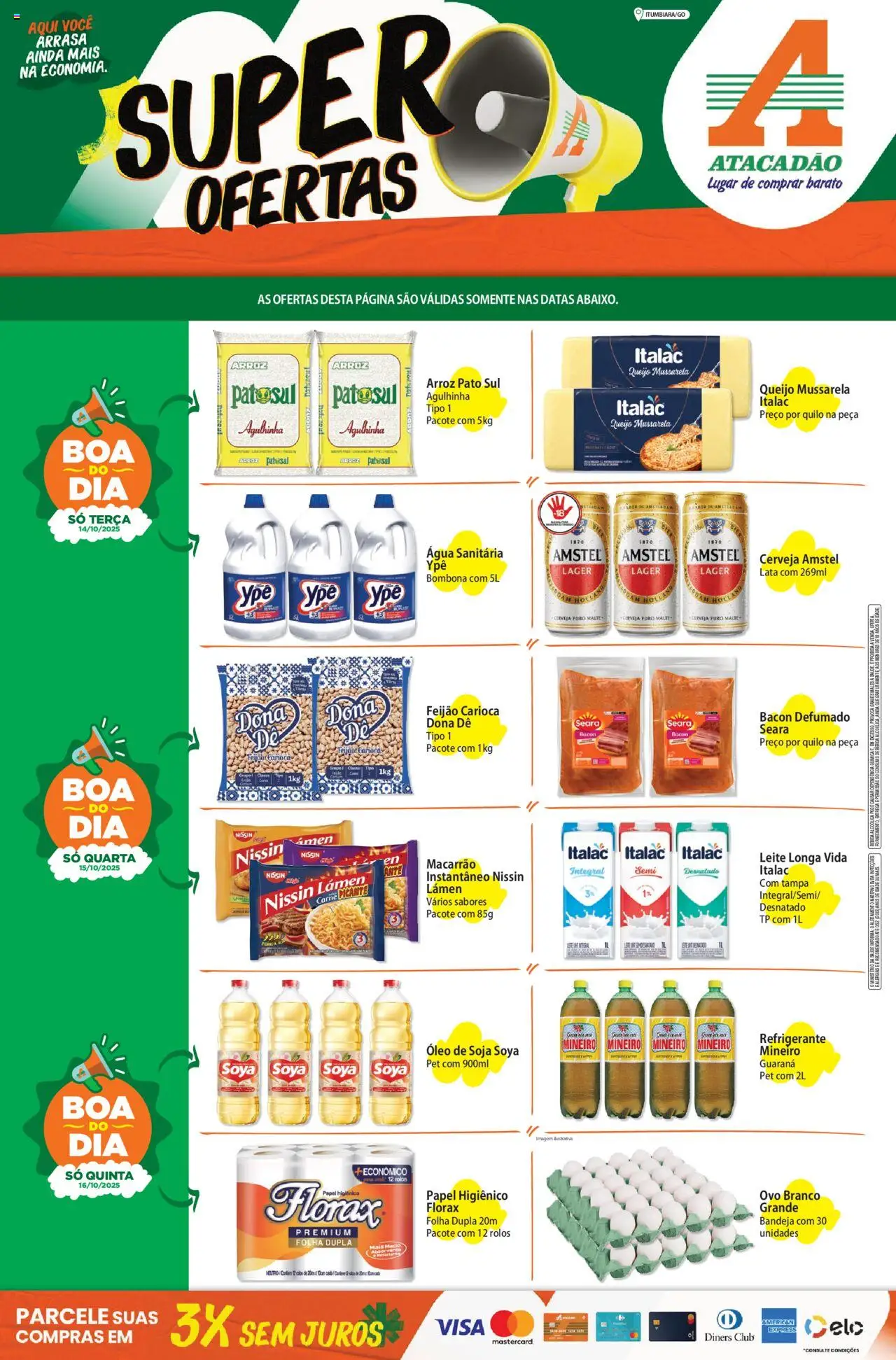 Atacadão folheto "Ofertas - GO" válido a partir de 14/10/2025 - número de página 1