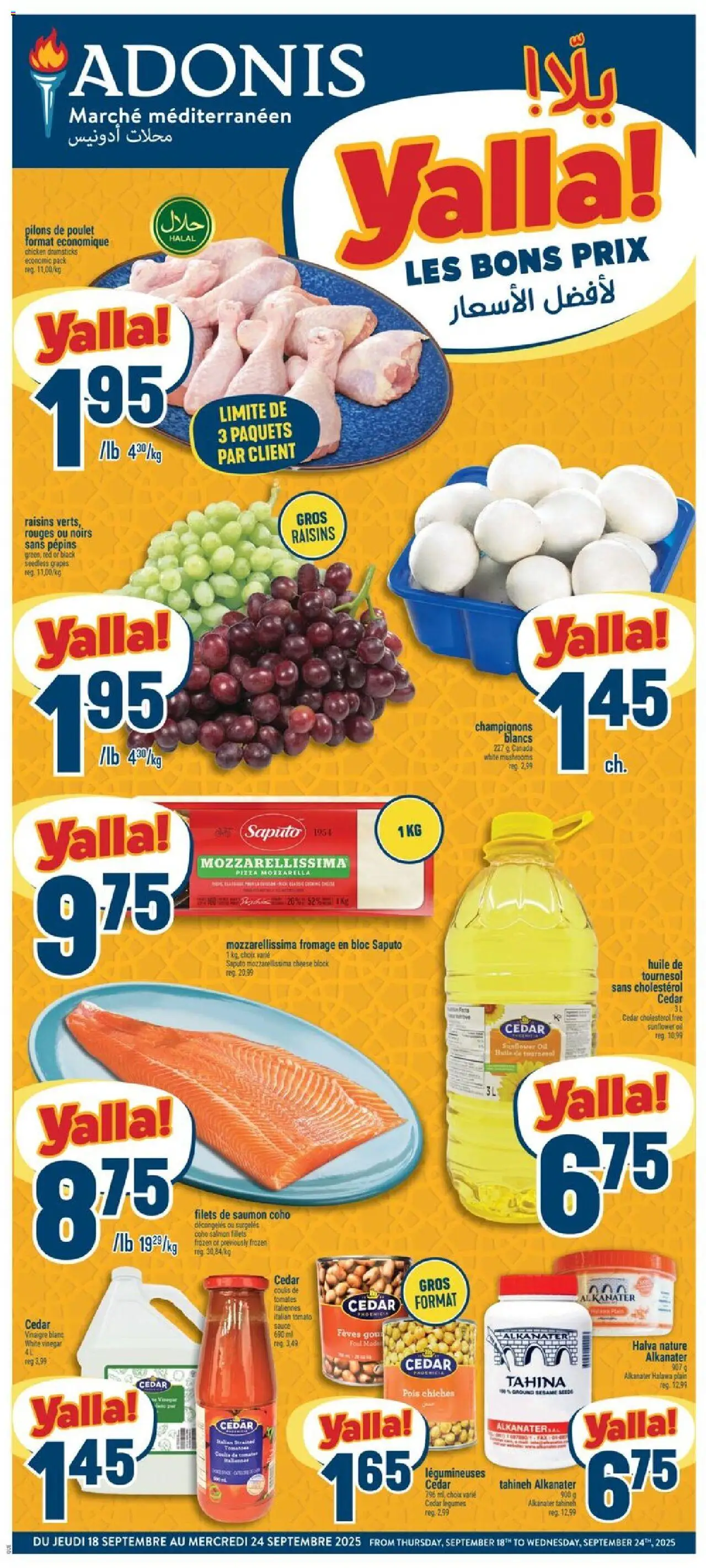 Adonis flyer valid from Sep 18, 2025 - page number 1