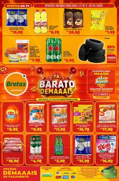Pré-Visualização do folheto "Ofertas da semana" da loja Bretas válido a partir de 17/07/2025