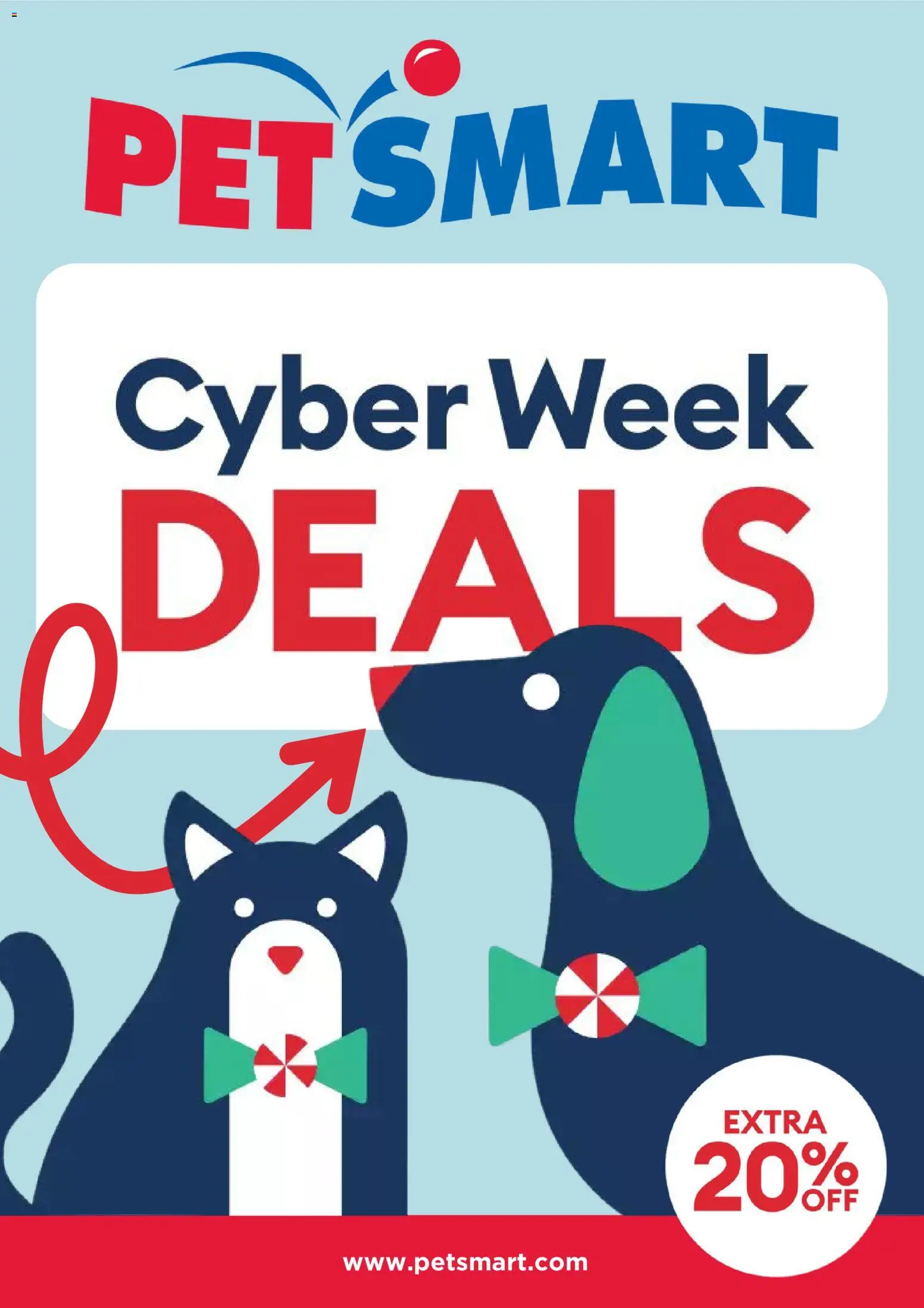 Ad Preview of Petsmart Cyber Week from 12/01/2025