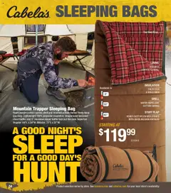 Ad Preview of Cabela's Big Game Hunting 25 from 06/12/2025 | Page: 54