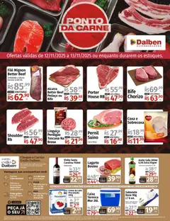 Pré-Visualização do folheto "Ofertas Ponto da Carne" da loja Supermercado Dalben válido a partir de 12/11/2025 | Página: 1