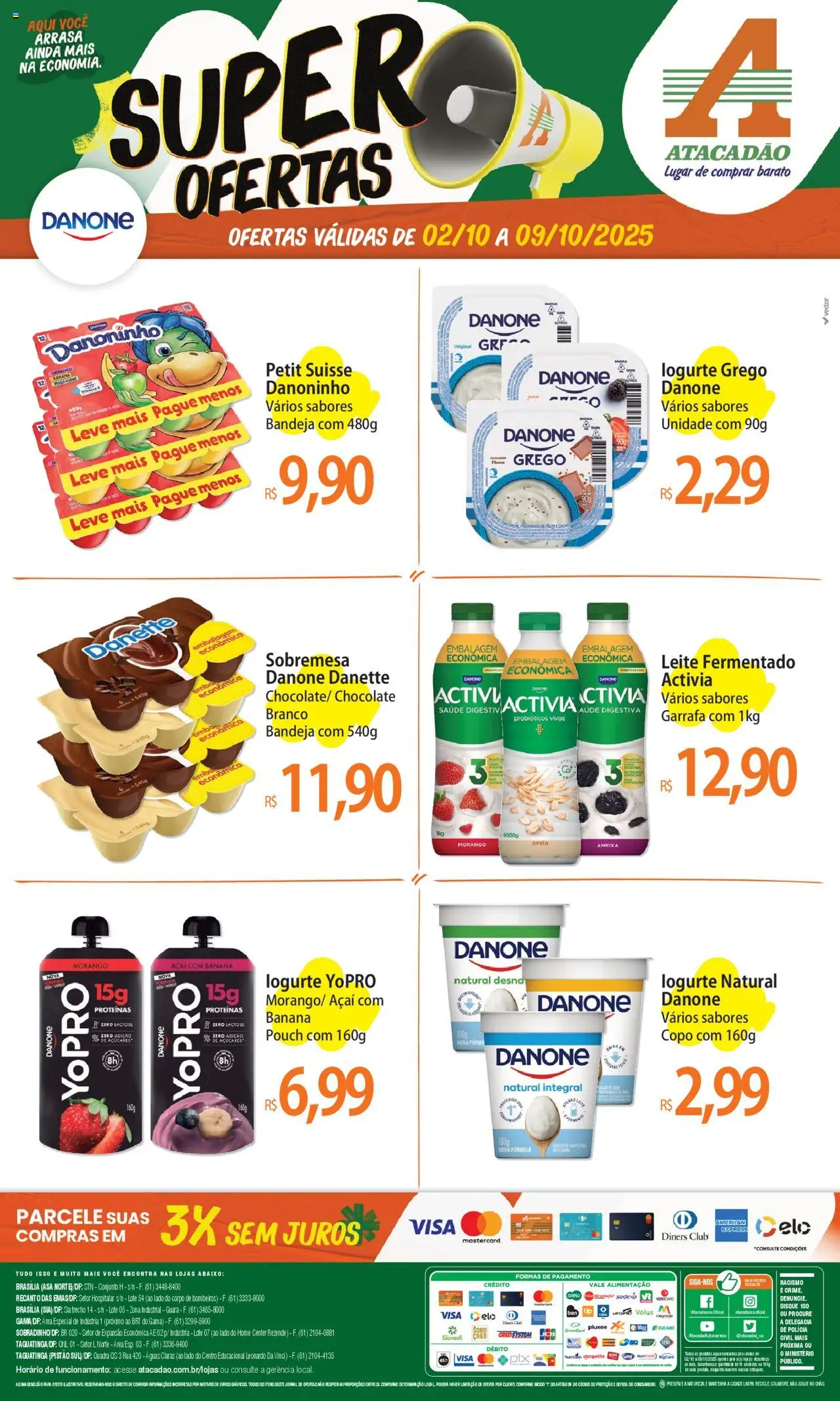 Atacadão folheto "Ofertas - DF" válido a partir de 02/10/2025 - número de página 1