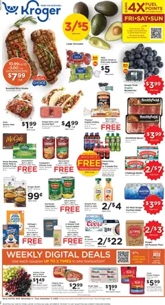 Ad Preview of Kroger Black Friday from 11/05/2025