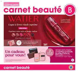 Preview of leaflet Carnet Beauté from shop Uniprix is valid from Feb 05, 2026