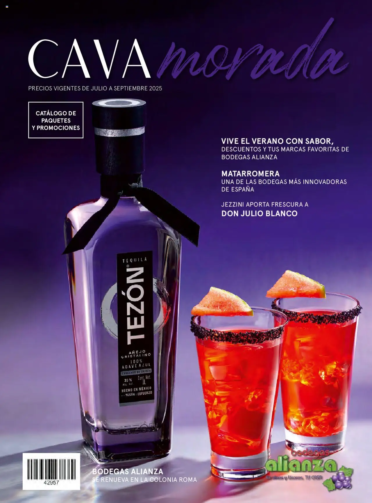 Catálogo Cava Morada Bodegas Alianza y sus promociones válidas desde el 01/07/2025 - Número de página 1