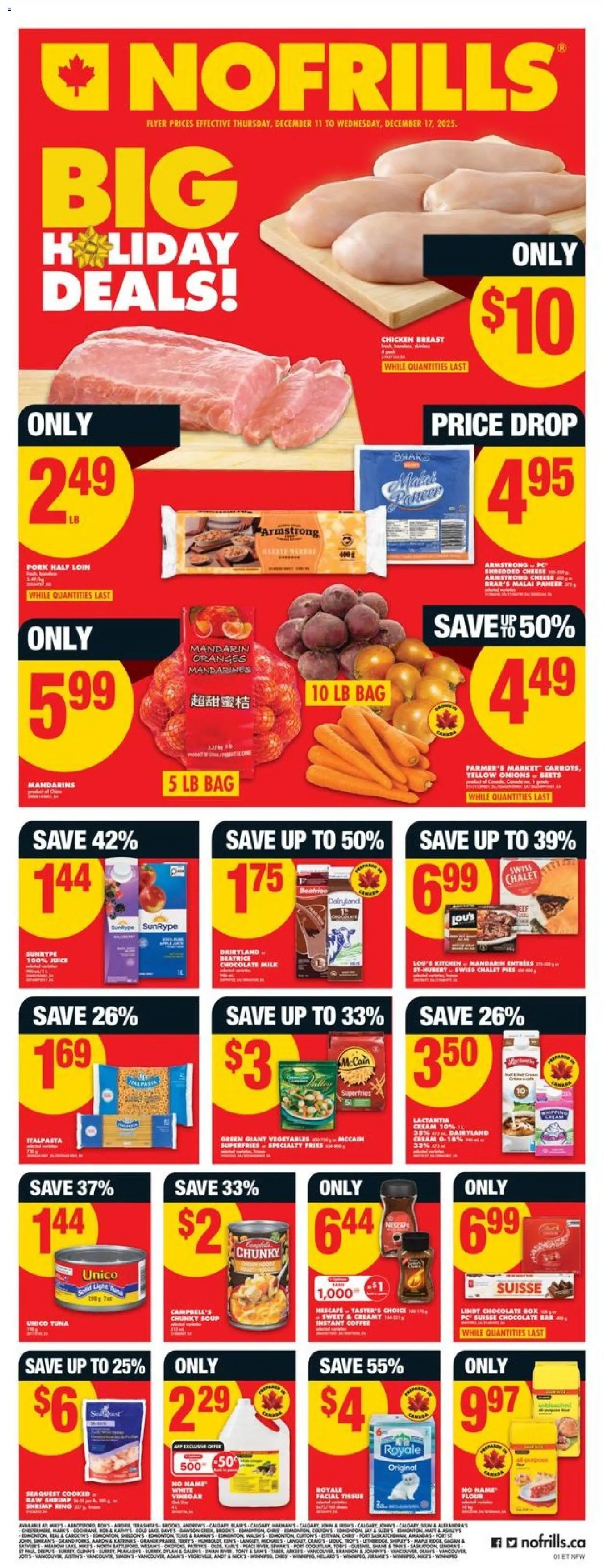Preview of leaflet Weekly Flyer - AB from shop No Frills is valid from Dec 11, 2025