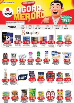 Pré-Visualização do folheto "Ofertas Semana Fit" da loja Royal Supermercados válido a partir de 03/11/2025