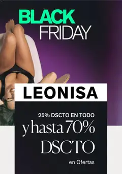 Vista previa de Black Friday de la tienda Leonisa válido desde 28/11/2025