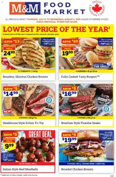 Preview of leaflet Weekly flyer / circulaire from shop M&M Food Market is valid from Jul 31, 2025