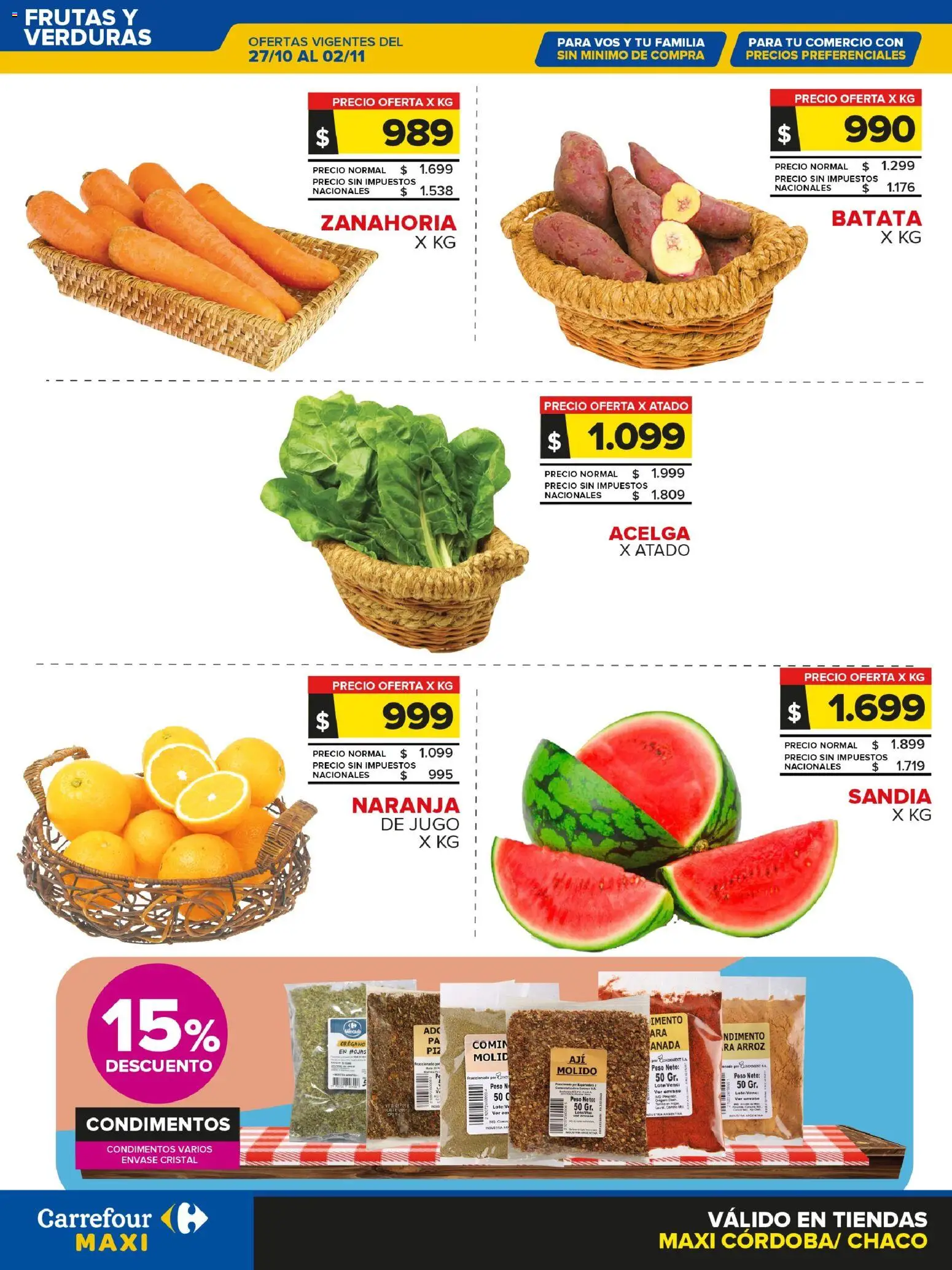 Carrefour Ofertas - Cordoba del 27/10/2025 >> Catálogo