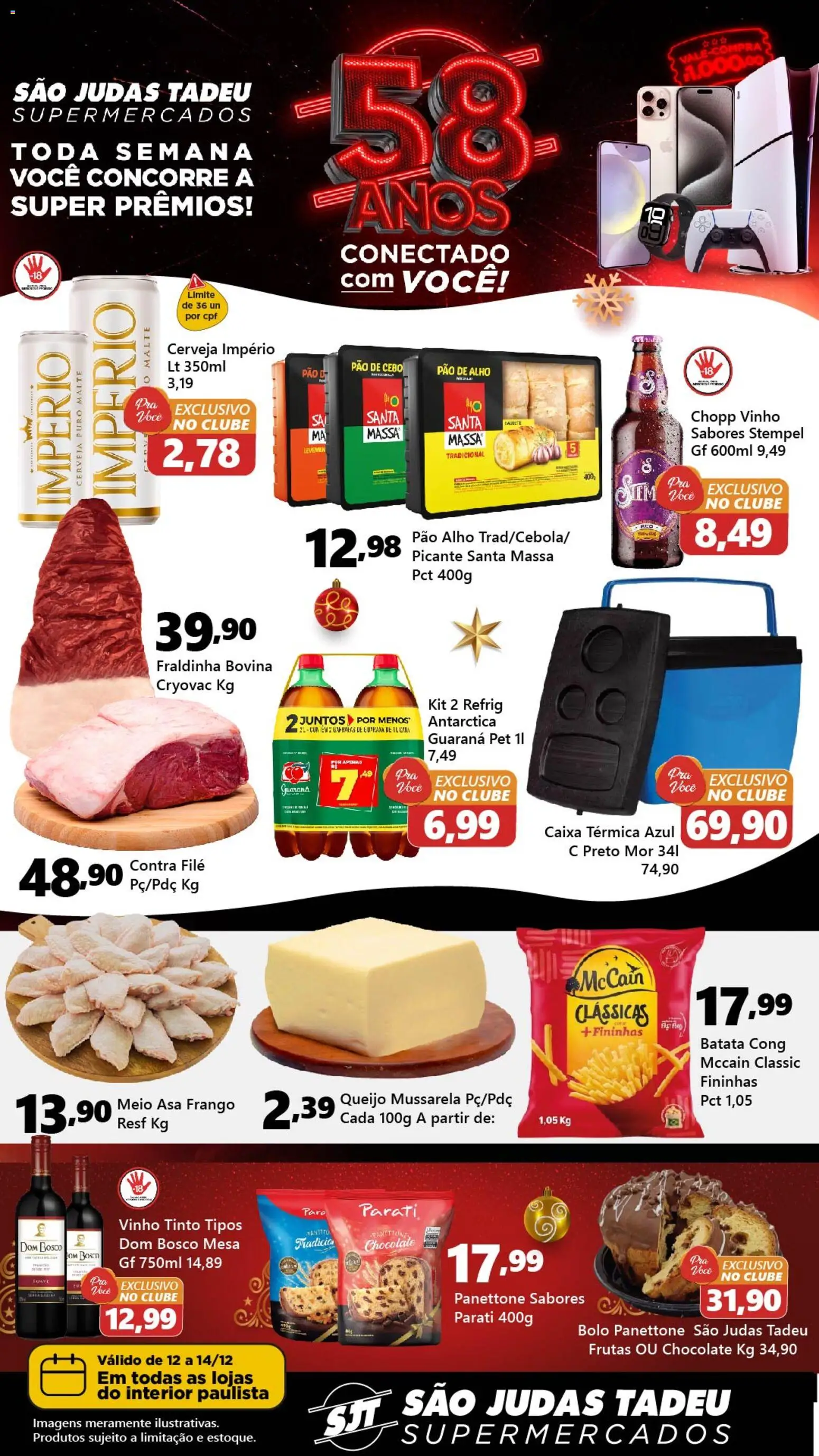Pré-Visualização do folheto "Ofertas da semana" da loja São Judas Tadeu válido a partir de 12/12/2025