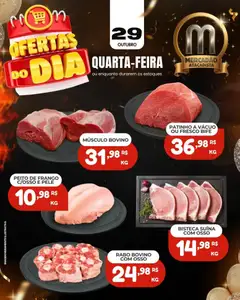 Pré-Visualização do folheto "Ofertas Carne" da loja Mercadão Atacadista válido a partir de 29/10/2025