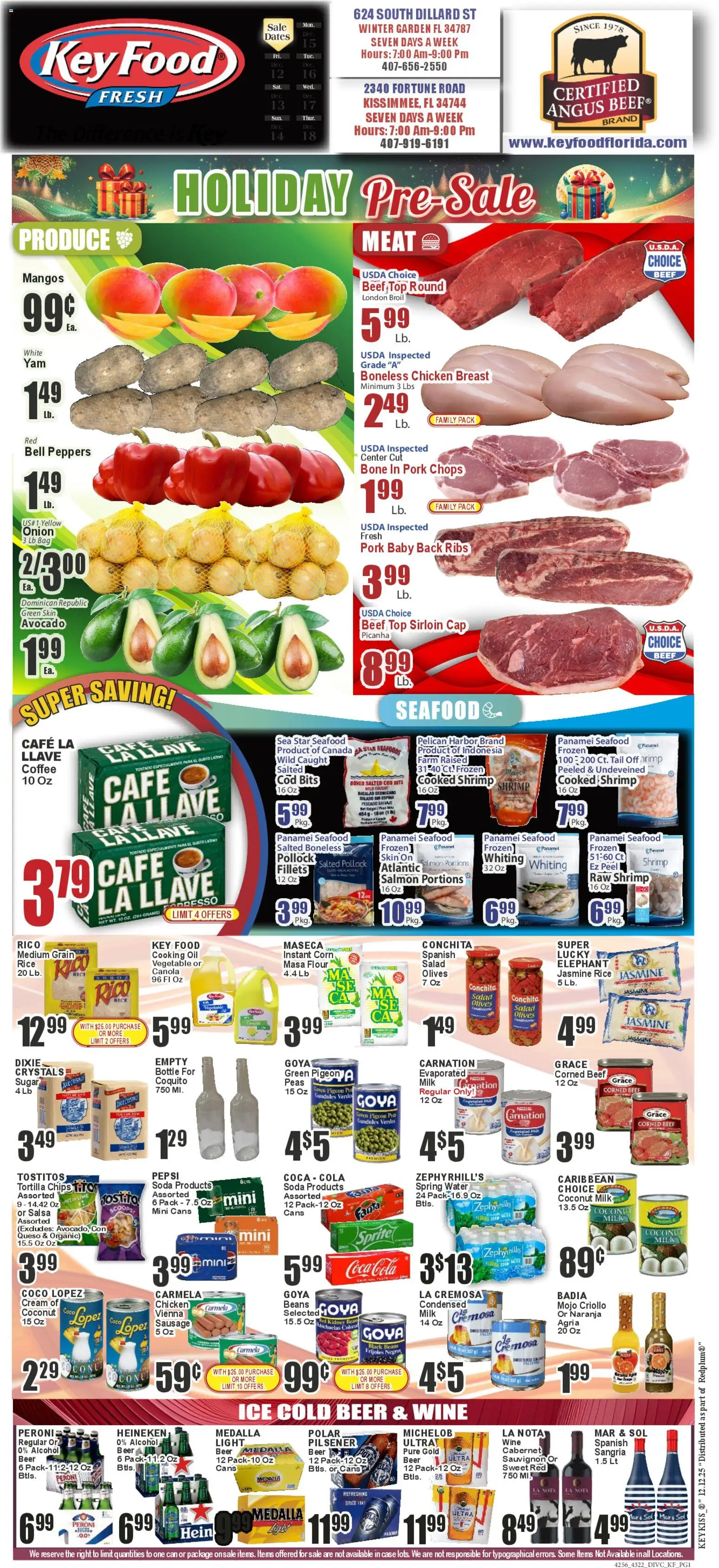 Ad Preview of Key Food Weekly Ad from 12/12/2025
