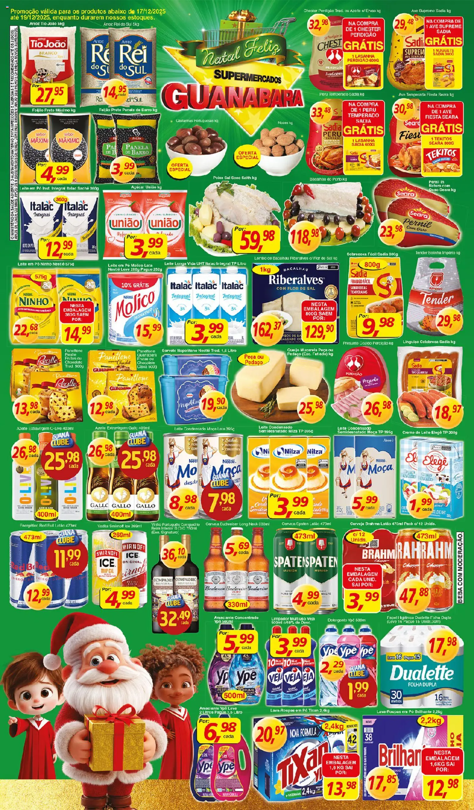 Pré-Visualização do folheto "Encarte" da loja Supermercados Guanabara válido a partir de 17/12/2025