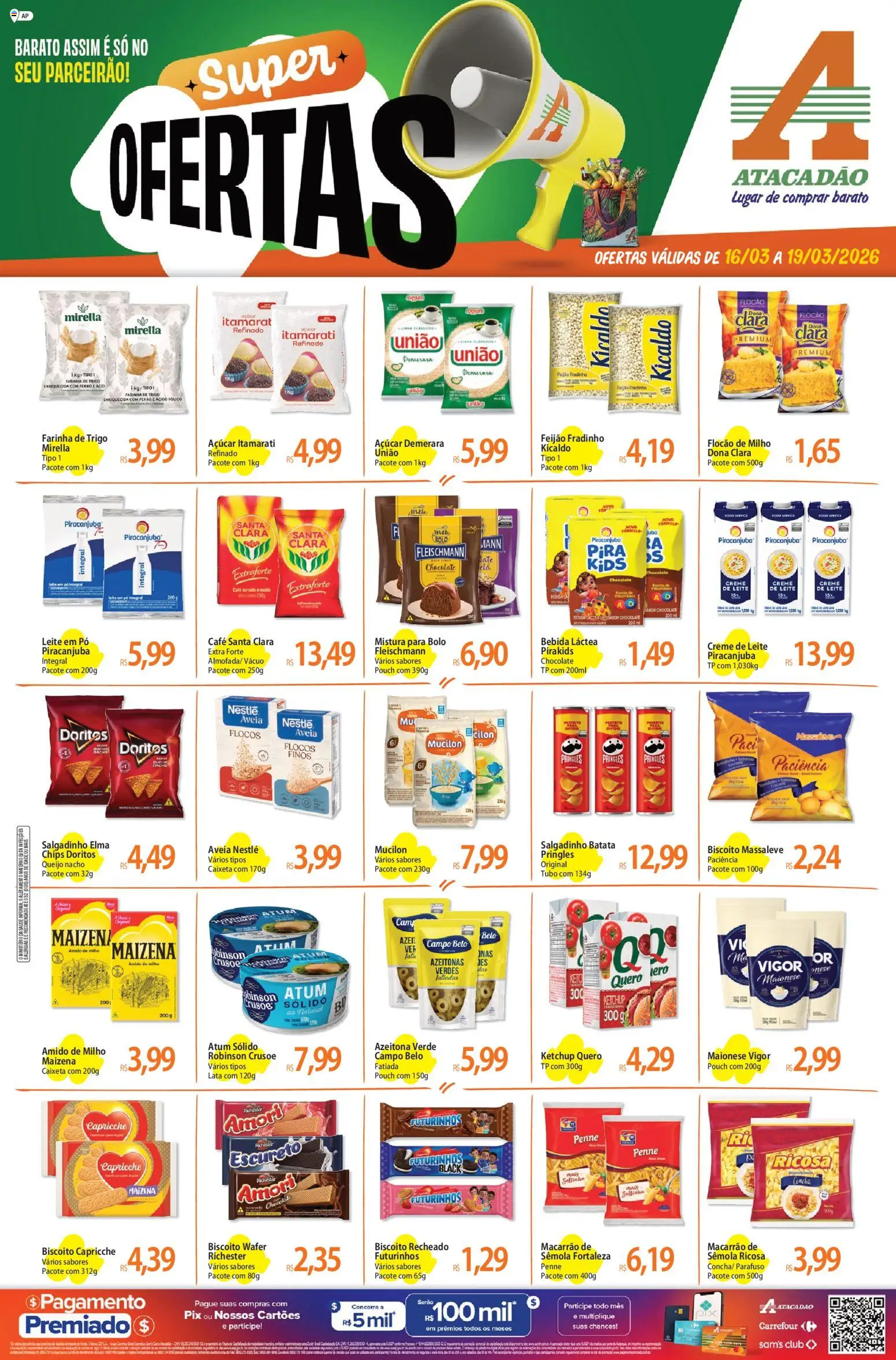Pré-Visualização do folheto "Atacadão ofertas - AP" da loja Atacadão válido a partir de 16/03/2026