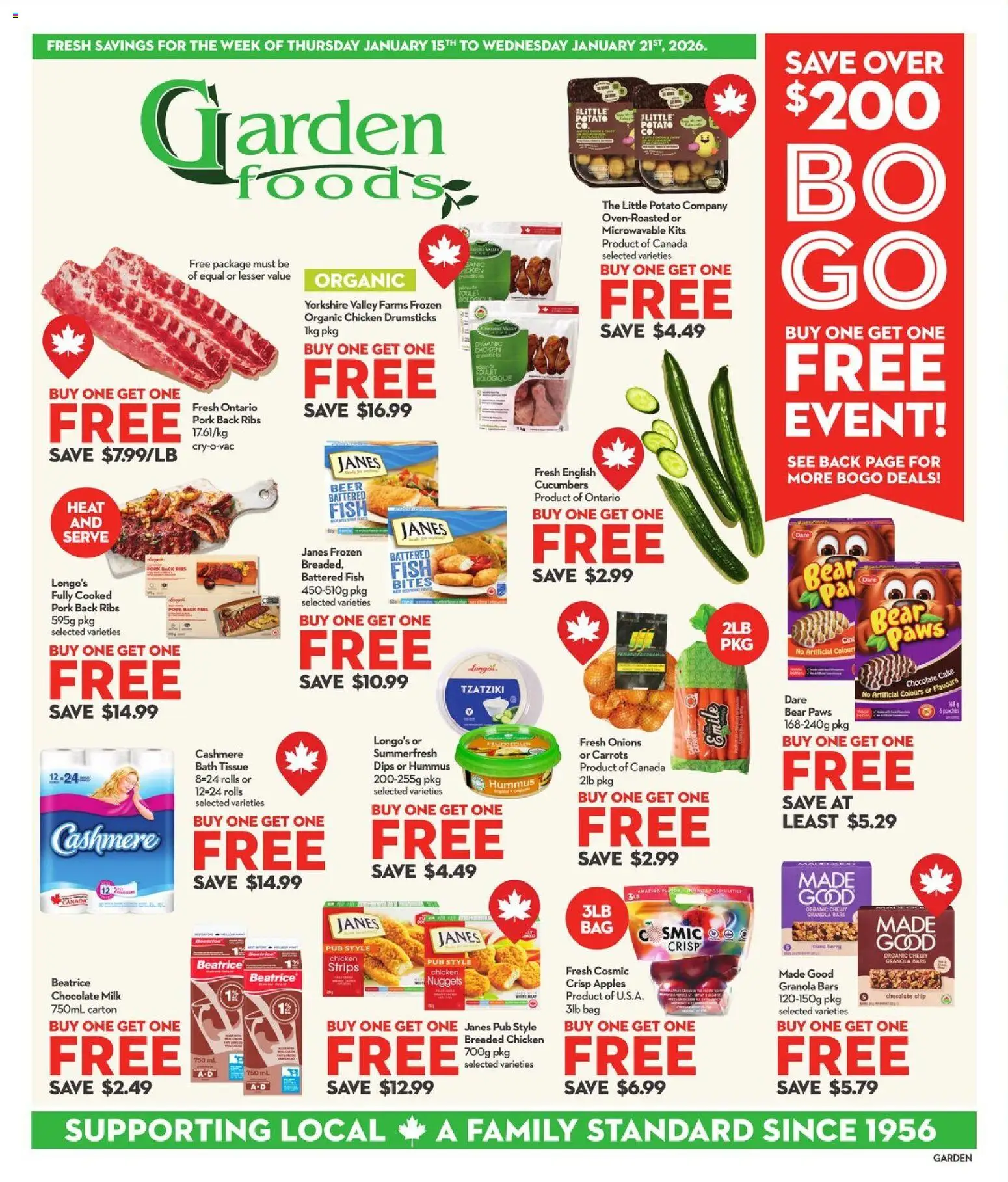 Preview of leaflet Garden Foods from shop Longo's is valid from Jan 15, 2026