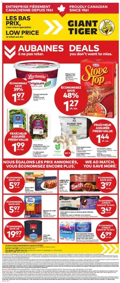 Preview of leaflet Circulaire from shop Giant Tiger is valid from Mar 25, 2026