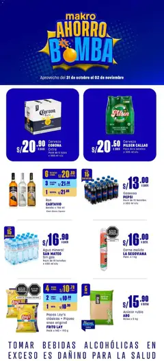 Vista previa de Volante FDS #5 Octubre de la tienda Makro válido desde 31/10/2025