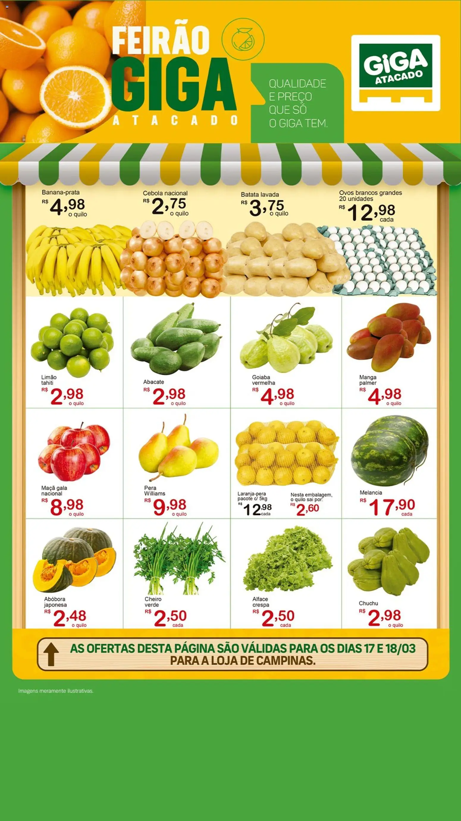 Pré-Visualização do folheto "GIGA Atacado ofertas Feirão" da loja GIGA Atacado válido a partir de 17/03/2026