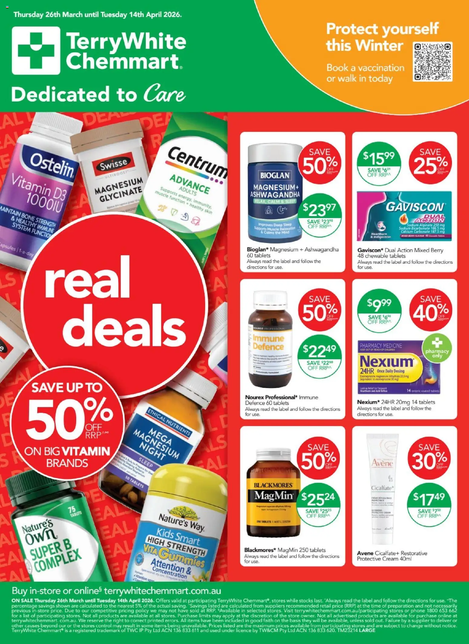 Preview of catalogue Terry White catalogue Aberglasslyn from shop Terry White valid 26/03/2026 - Cream, Ashwagandha, Phone, Nutrients, Tablets, Vitamin