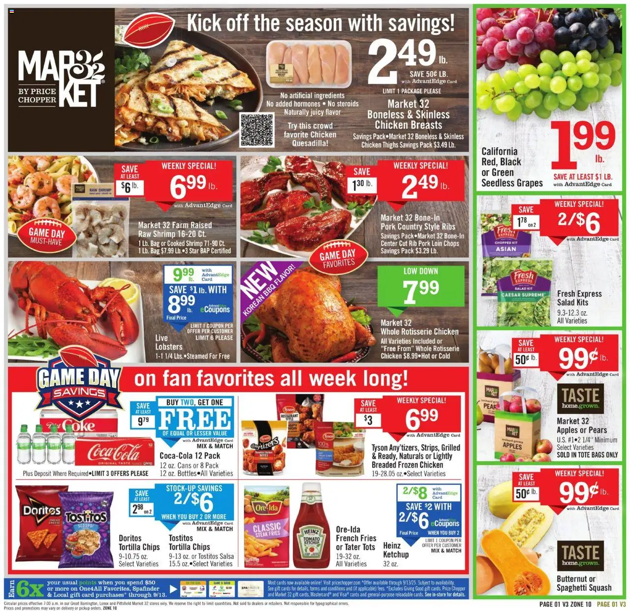 Price Chopper Weekly Ad from 09/07/2025 - Flyer - Page number 1