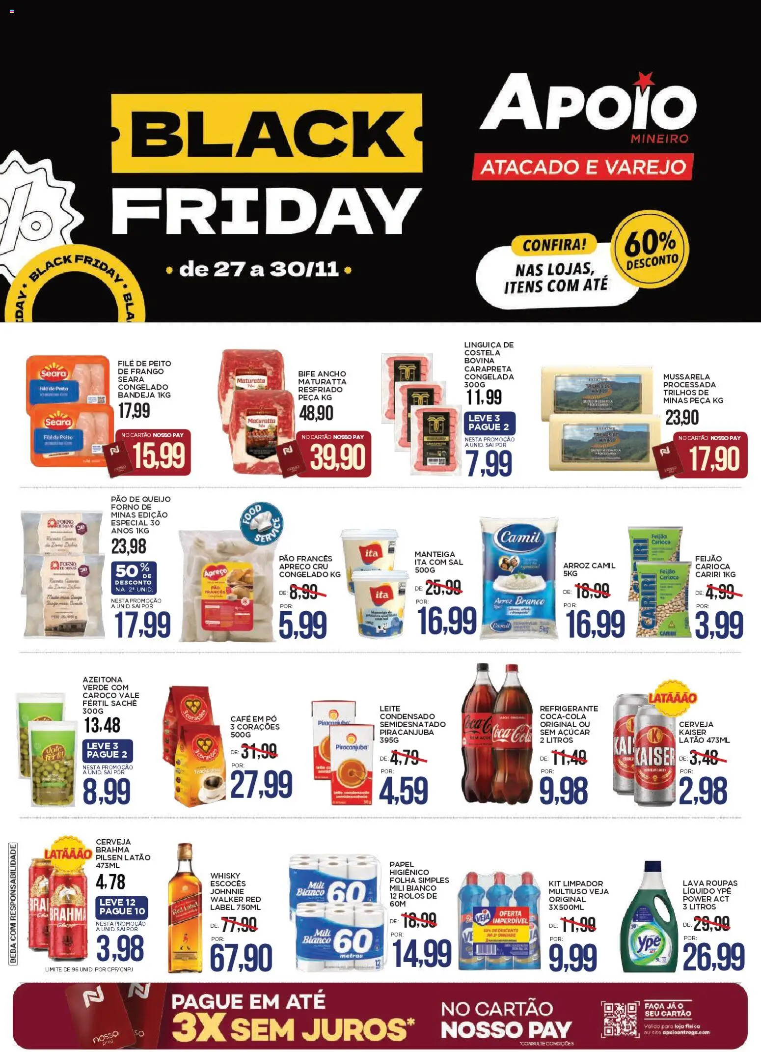Pré-Visualização do folheto "Black Friday" da loja Apoio Mineiro válido a partir de 27/11/2025