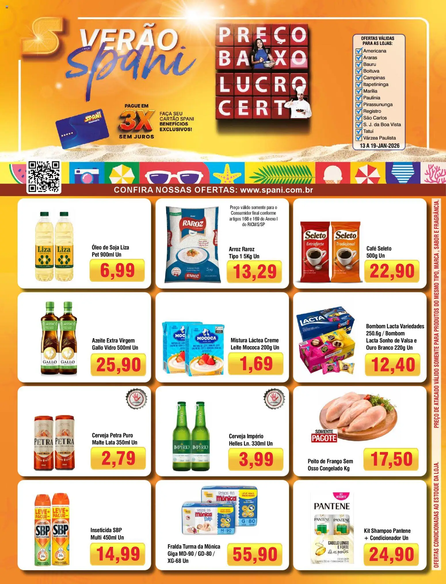Pré-Visualização do folheto "Ofertas da semana" da loja Spani Atacadista válido a partir de 13/01/2026