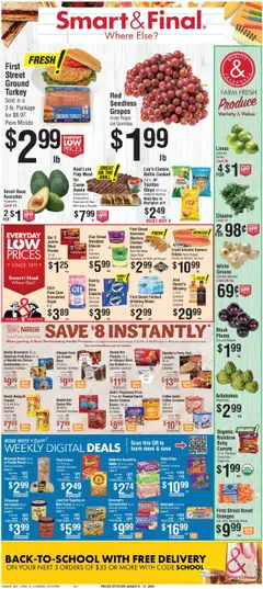 Ad Preview of Smart & Final Weekly Ad from 08/06/2025
