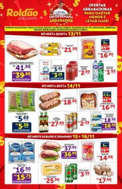 Pré-Visualização do folheto "Ofertas Fim de Semana Arrasador " da loja Roldão válido a partir de 13/11/2025