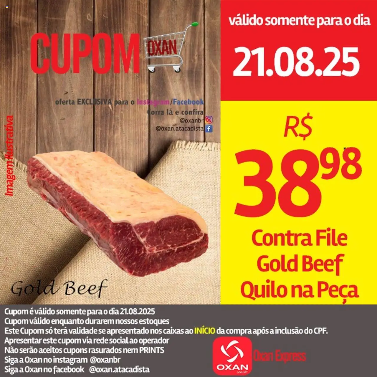 Oxan Atacadista folheto "Ofertas da semana" válido a partir de 21/08/2025 - número de página 1