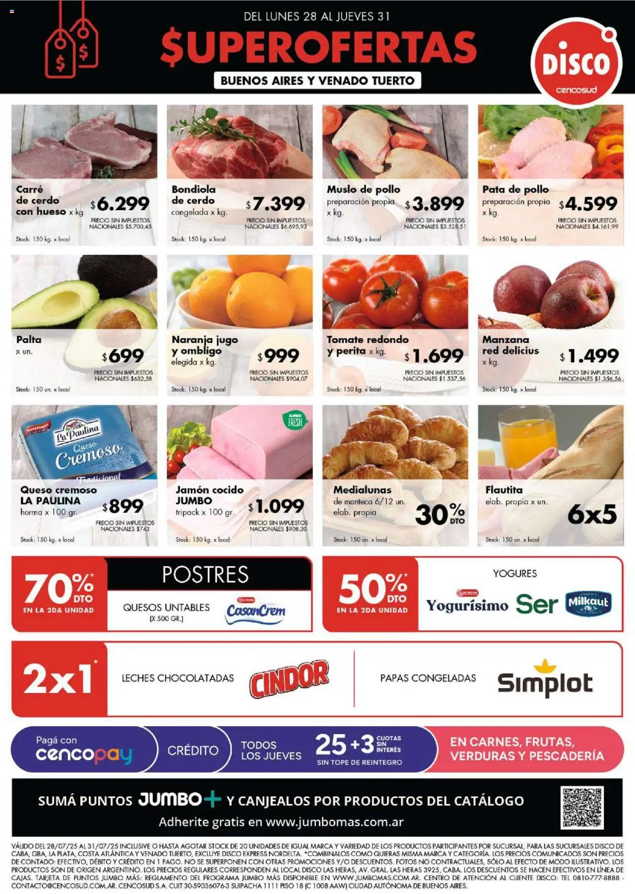 Disco Ofertas del 28/07/2025 Online