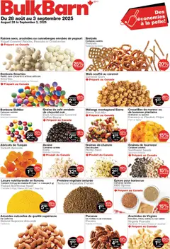 Un aperçu du dépliant Circulaire du magasin Bulk Barn est valide à partir 28 août 2025