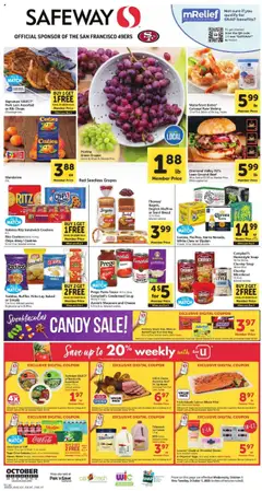 Ad Preview of Safeway Weekly Ad from 10/01/2025