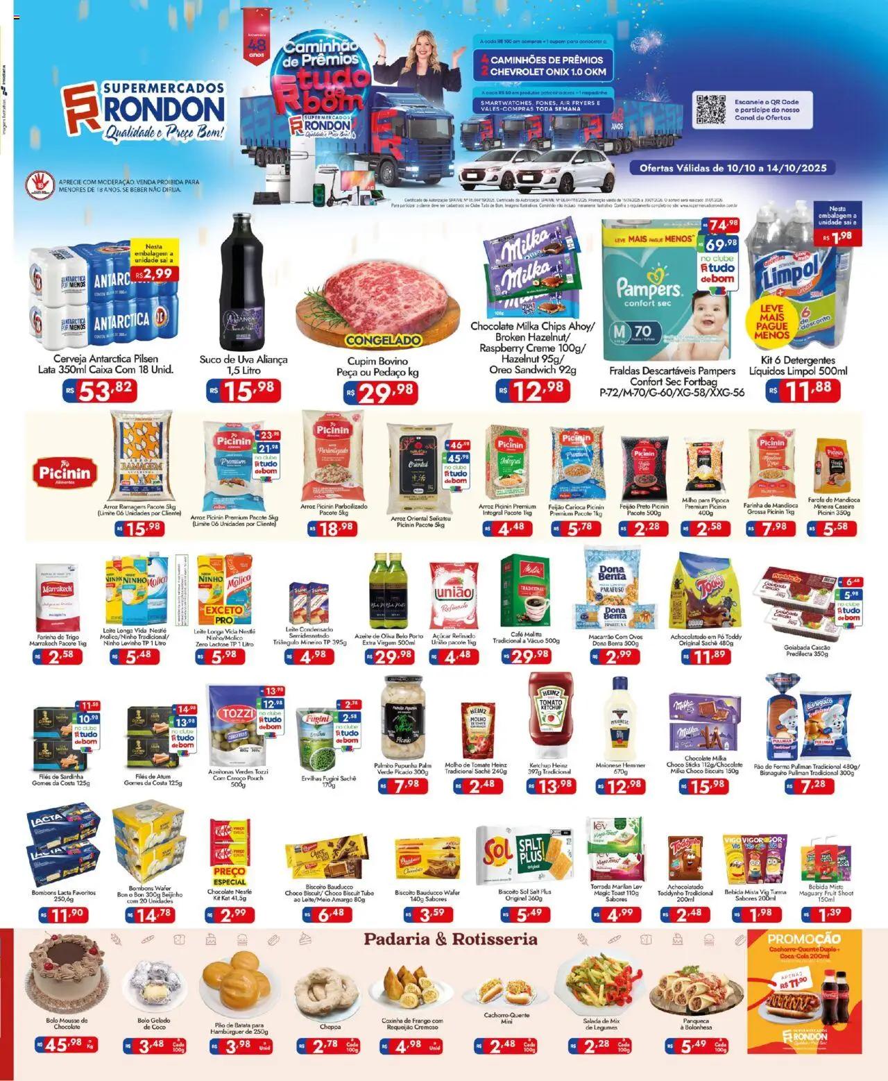 Supermercados Rondon folheto "Ofertas do semana" válido a partir de 10/10/2025 - número de página 1