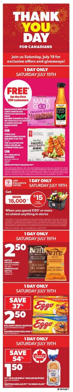 Preview of leaflet Weekly Flyer - NS from shop Independent Grocer is valid from Jul 17, 2025
