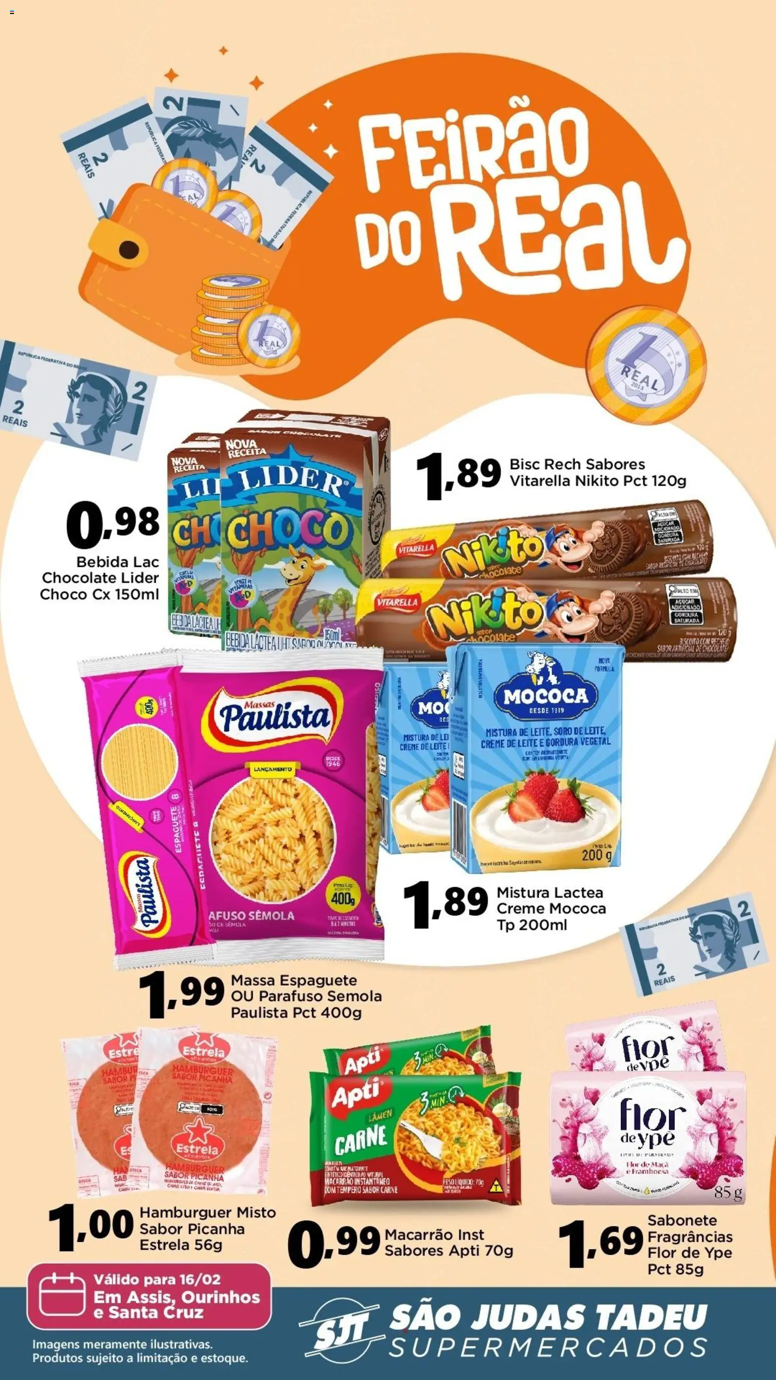 Pré-Visualização do folheto "Ofertas da semana" da loja São Judas Tadeu válido a partir de 17/02/2026