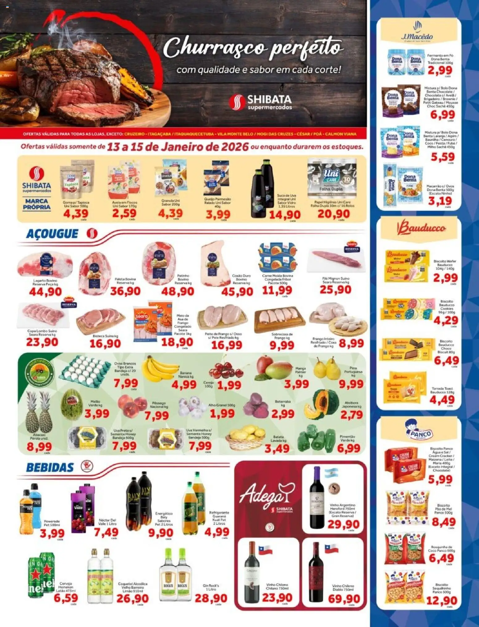 Pré-Visualização do folheto "Ofertas da semana" da loja Shibata válido a partir de 13/01/2026
